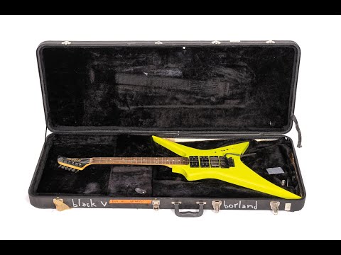 Kramer Voyager Yellow Electric Guitar from Wes Borland