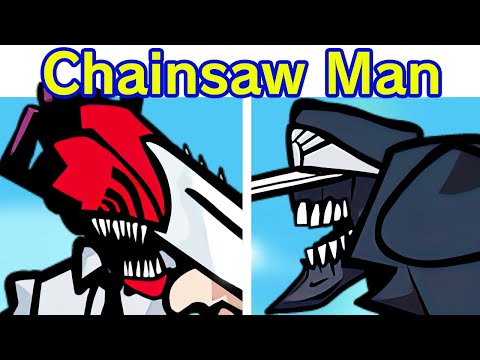 Friday Night Funkin' Chainsaw Man VS SWORD Week | Anime Mod (FNF MOD/Hard) (Denji vs Katana Man)