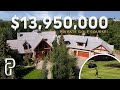 13 950 000 Mansion Private Golf Course In Calgary Alberta Luxury Home Tour