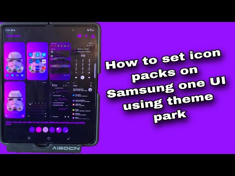 How to set icon packs on Samsung one UI