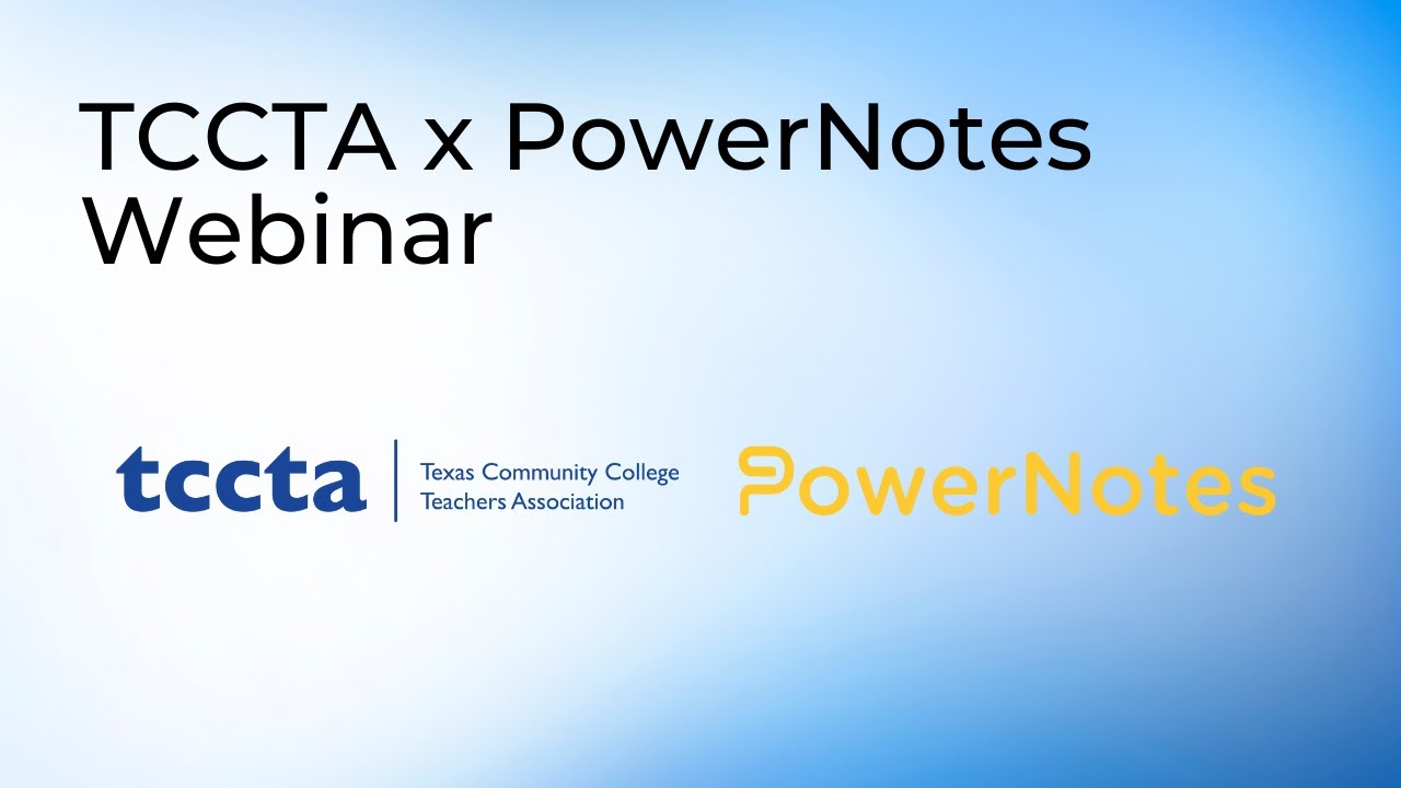 Webinar with PowerNotes