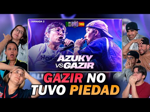 🦾 ¡GAZIR INVICTO! - COLOMBIANOS REACCIONAN a GAZIR vs AZUKY [FMS WORLD SERIES SUPERLIGA]