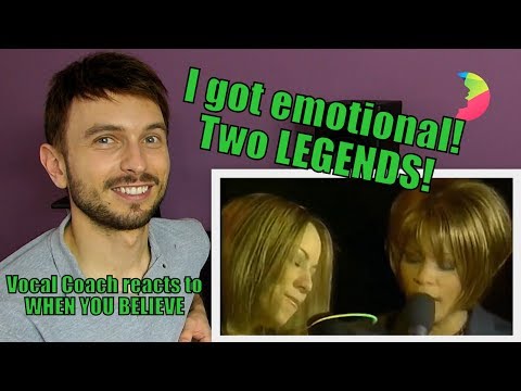 Vocal Coach YAZIK reacts to Whitney Houston & Mariah Carey - When You Believe at The Oprah Winfrey