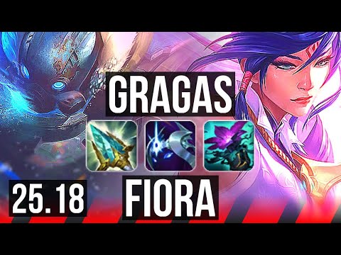 GRAGAS vs FIORA (TOP) | Legendary | KR Master | 25.18