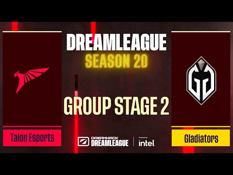 Dota2 - Talon Esports vs Gladiators - Game 1 - DreamLeague Season 20 - Group Stage 2