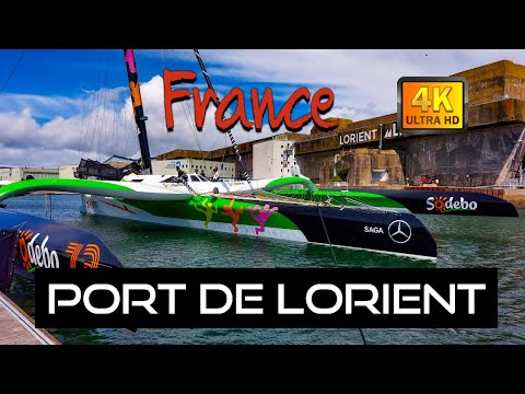 Port de Lorient FR, Bretagne 4K