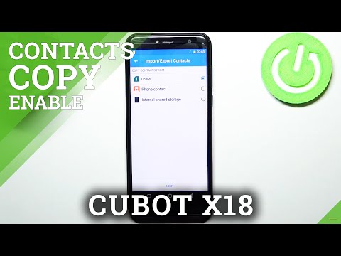 How to Transfer Contacts in CUBOT X18 - Copy Contacts
