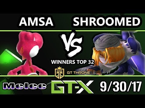 GTX 2017 Melee - IMT | Shroomed (Sheik) vs VGBC | aMSa (Yoshi) - SSBM W.Top 32