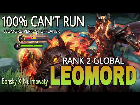 Aggressive Offlaner!! Leomord Best Build 2021 | Top 2 Global Leomord by Bonsky X Nurmawaty - MLBB