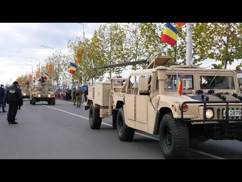Parada militară din Buzău. 1 Decembrie 2021 (Defilare tehnică militară, partea 1)