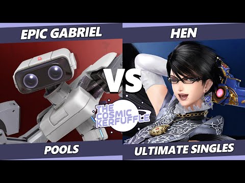 Cosmic Kerfuffle SSBU - Epic Gabriel (ROB) Vs. hen (Bayonetta) Smash Ultimate Pools