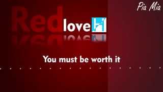 Pia Mia -Red Love, Lyrics (HArt Spectrum)