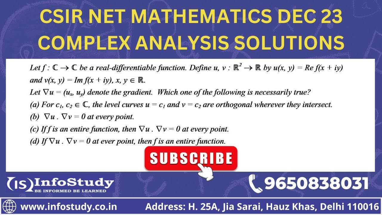 Elevate Your Complex Analysis Skills: Dec 23 Solutions & Short Tricks