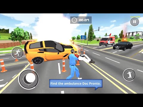 City Emergency Ambulance Driving Rescue Simulator - New Game Android Gameplay