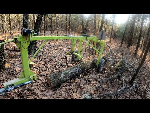 My homemade log arch