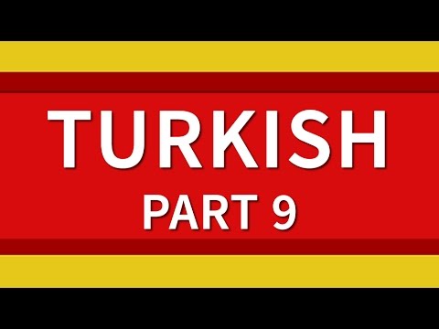 Learn Turkish 500 Phrases for Beginners Lesson 9 Tastes