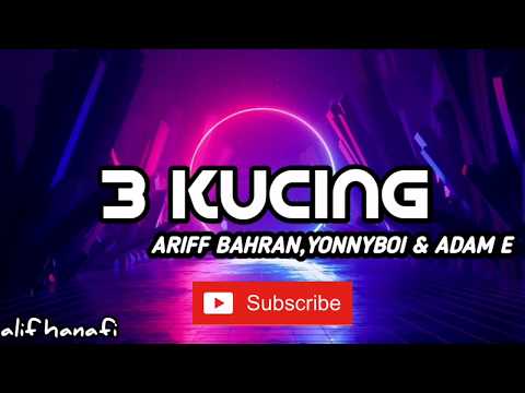 3 Kucing - Ariff bahran , Yonnyboi & Adam E ( lirik )