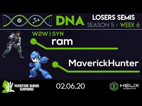 DNA S5:W6 - W2W | SYN | ram (Snake) Vs. MaverickHunter (Mega Man) - L Semifinals