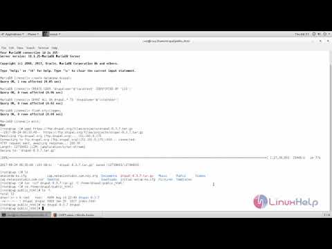 How to install Drupal on CentOS web panel | LinuxHelp Tutorials