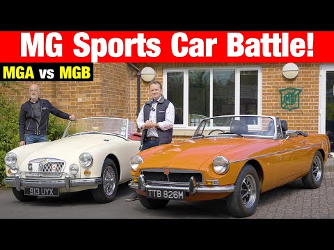 MGA vs MGB - British Sports Car Battle!