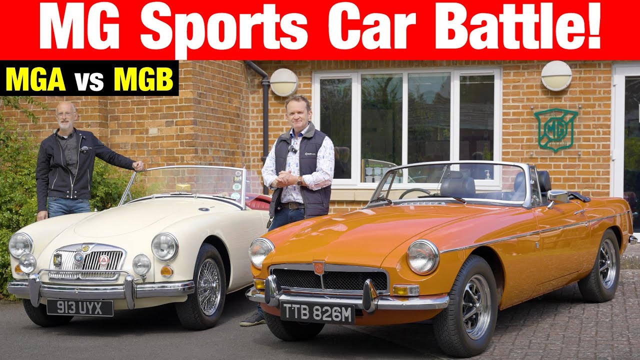 MGA vs MGB - British Sports Car Battle!
