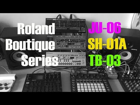 Roland Boutique JU-06/SH-01A/TB-03 Digitakt - Circuit dawless Deep tech