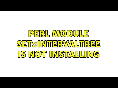 Ubuntu: Perl module Set::IntervalTree is not installing