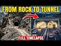 From Rocky Mountain To Modern Highway Tunnel Full Construction Timelapse