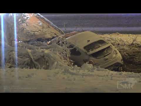 04-15-2021 Thornton, Colorado Winter Storm-Flipped Vehicle-Semis Stuck on i70-Chainups