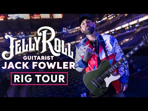 Jelly Roll Lead Guitarist Jack Fowler: New Schecter Signature Guitar & Rig Tour