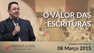 "O Valor das Escrituras" - Pr. Djalma Toledo - 08 Março - Santa Ceia - Noite