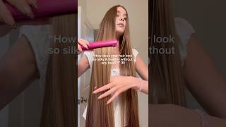 Testing some more heat protectants 🥵  #haircare  #heatlesshair