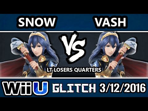 Glitch Low Tiers - InC | Snow (Lucina) Vs. Vash (Lucina) SSB4 Losers Quarters - Smash Wii U
