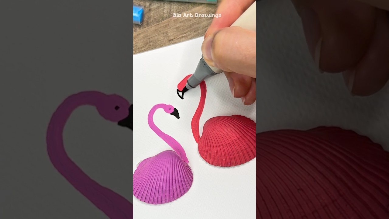 Creative Seashell Art for Beginners #shorts #creative