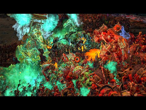 KHORNE vs JADE BLOODED VAMPIRES - Total War Warhammer cinematic battle