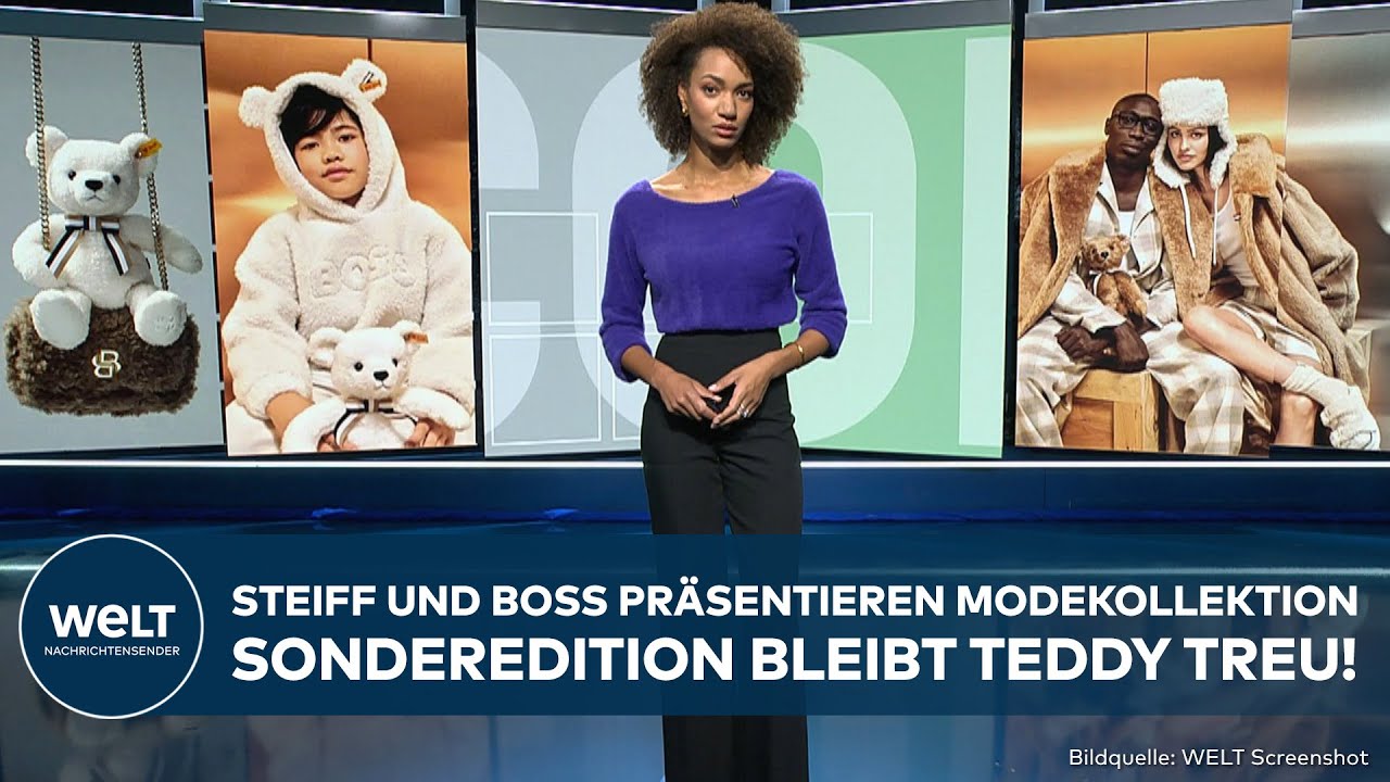 ICON TV: Steiff und Boss präsentieren exklusive Modekollektion – Sonderedition bleibt dem Teddy treu