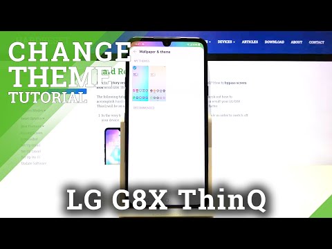 How to Apply Different Theme on LG G8X ThinQ - Change Device Look