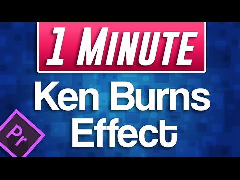 How to do Ken Burns Effect | Premiere Pro 2020