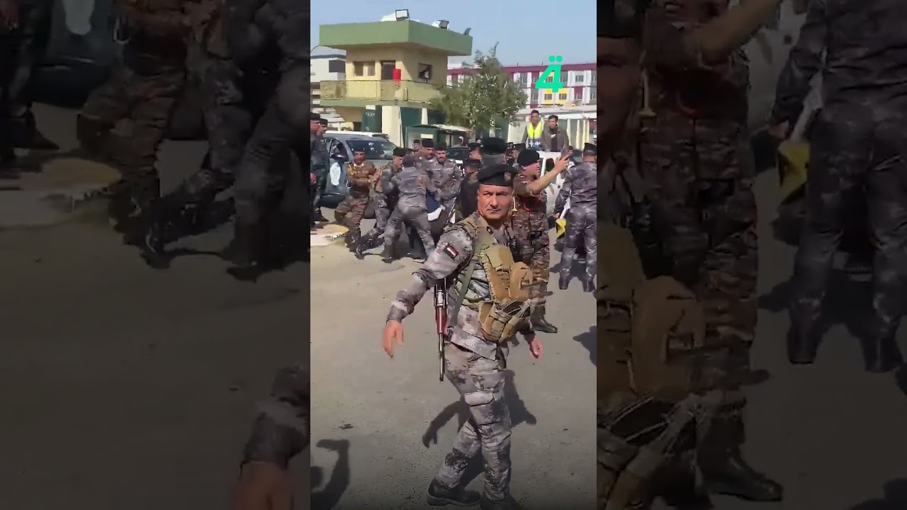 فيديو | خريجو معهد النفط يتظاهرون أمام مبنى وزارة النفط