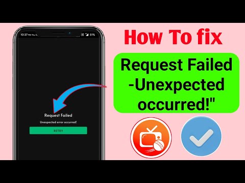 Fix CRICFy TV Request Failed Unexpected Error Occurred 2025 Solution