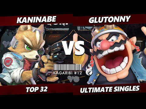 Kagaribi 12 - Glutonny (Wario) Vs. Kaninabe (Fox) Smash Ultimate - SSBU