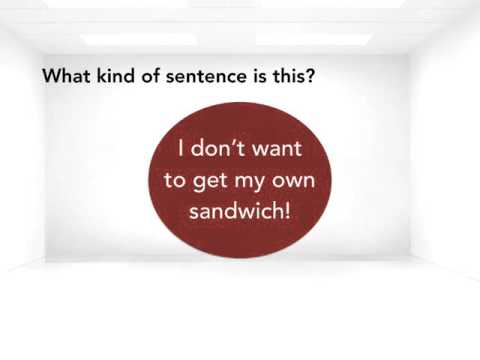 Week 1   Sentence Type