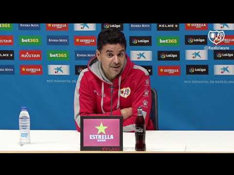 Míchel tras el RCD Espanyol 2 - Rayo 1