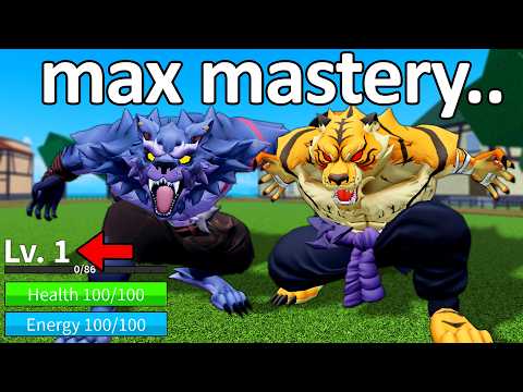 Level 1 With MAX Tiger and Werewolf in Blox Fruits