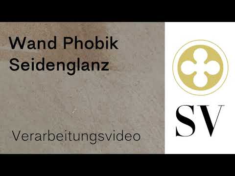 Wand Phobik Seidenglanz by Stucco Veneziano Shop | Verarbeitungsvideo 2025