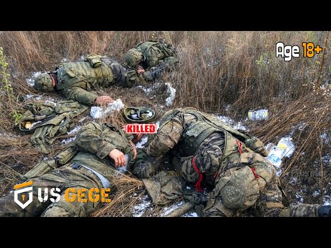 Brutal Ambush Footage – Slaughtered of Dozens Russian Soldiers Near Huliaipole
