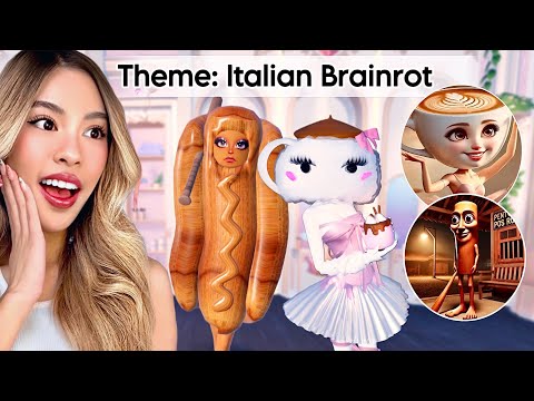 I Bought ITALIAN BRAINROT THEMES In DRESS TO IMPRESS...