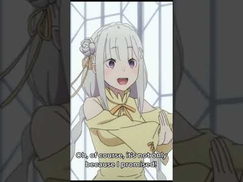 Emilia Talks Really Fast, but it’s subbed | Re:Zero Anime Clip Scene