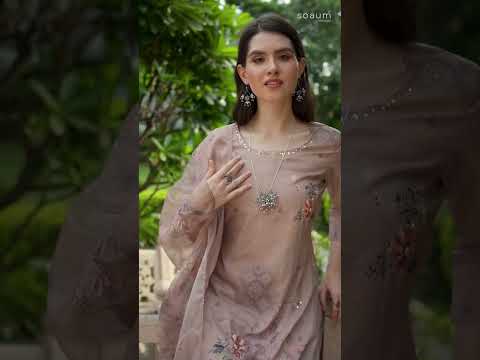 Kailee Fashion Soaum Pure Viscose Muslin Jacquard Wholesale Readymade Suits Catalog – product video thumbnail