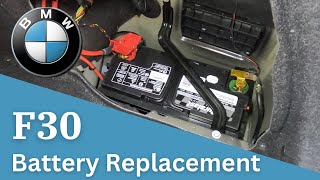 2012-2017 BMW F30 328i Battery Replacement & Registration